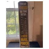 Porcelain Mail Pouch Tobacco Thermometer