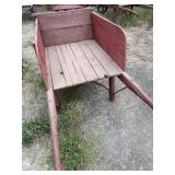 Large Buch Red Painted Wheelbarrow