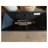 (2) Cast Iron Troughs and Buch Face Plate
