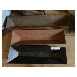 (3) A. Buch & Sons Cast Iron Troughs