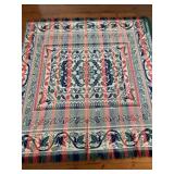 H. Stager Mt. Joy (PA) 4 Color Antique Coverlet