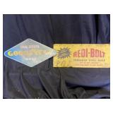 (2) Vintage Farm Signs