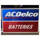 AC Delco Batteries Metal Sign