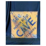 Porcelain Indian Echo Cave Sign