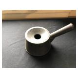 Antique Tin Chocolate Melting Pot
