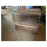 (2) Savoy Shoe Co. Advertising Crates