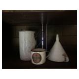 (3) Pieces of White Graniteware