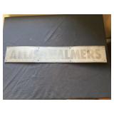 Allis-Chalmers Metal Equipment Sign