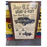 Vintage Drag Racing Paper Poster