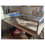 Oak and Glass Store Counter Display Case
