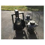 3 Pennsylvania Antique Railroad Lanterns