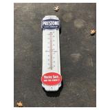 Prestone Anti-Freeze Porcelain Thermometer