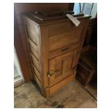 Small Oak Ice Box