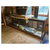 Large Oak and Glass Display Case