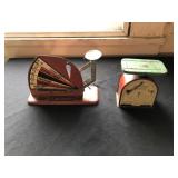 (2) Vintage Metal Egg Scales