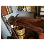 Paint Decorated Straw Cutter Marked Pennsylvania