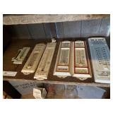 (6) Metal Advertising (Elizabethtown) Thermometers
