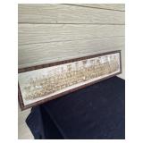 Framed WWI Period MP Yard Long Photo
