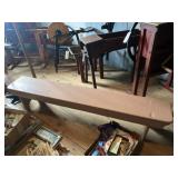 Antique Plank Seat Bench