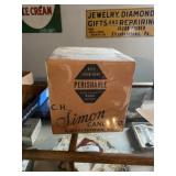 C.H. Simon Candy Company Cardboard Shipping Box