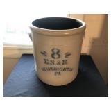 8 Gallon E.S.& B  New Brighton Salt Crock