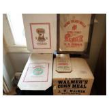 (6) Antique Advertising Paper Flour Bags
