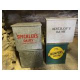 (4) Lancaster County, PA Milk Boxes