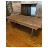Primitive Mortised Bench