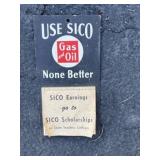 Small Cardboard 1953 SICO Gas and Oil Calendar