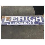 Large SSP Lehigh Cement Sign
