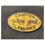 Antique Porcelain Railroad Oval Sign