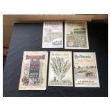 (5) Antique Advertising Seed Catalogs