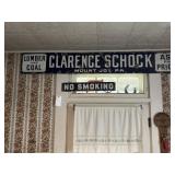 SSP Clarence Schock Lumber and Coal Sign
