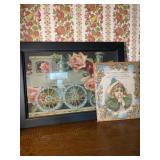 (2) Victorian Die Cut Elizabethtown Advertisements