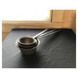 (3) Antique Brass Graduated Ladles