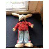 Vintage Kapok Filled Toy Easter Bunny