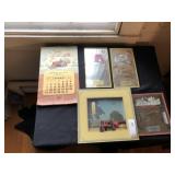 Vintage Tractor Advertising Calendars etc.