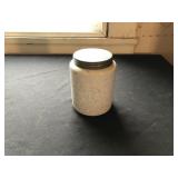 Blue Speckled Graniteware Covered Canister