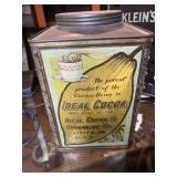 Large Ideal Cocoa Advertising Tin