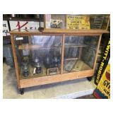 Oak Country Store Display Case