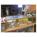 Oak Countertop Candy Store Display Case