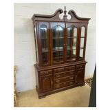 Broyhill 2 Pc. Mahogany China Cabinet