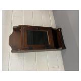 Pine Mirrored Door Medicine Cabinet