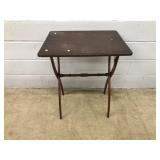Small Folding Mahogany Table