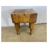 Vtg. Kitchen Butcher Block