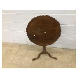 Pie Crust Birdcage Tilt Top Table