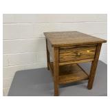 Oak 1-drawer End Table