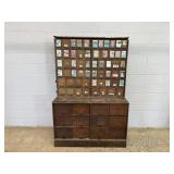Oak Country Store Cabinet