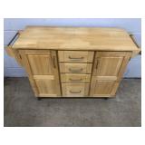 Modern Rolling Kitchen Island