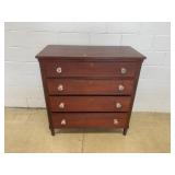 4-drawer Sheraton Chest of Drawers